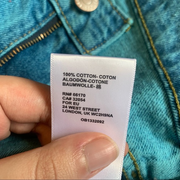 BDG High-Waisted Cowboy Jean – Turquoise - Picture 4 of 7